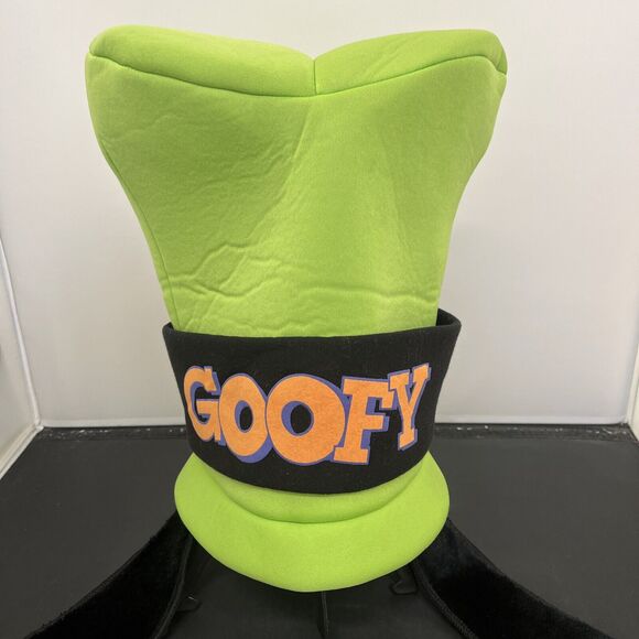 Disney Parks Tall Green Goofy Top Hat W/Fuzzy Floppy Ears Adult FS Bnfts Charity - Picture 2 of 9